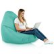 Turchese Pouf Poltrona Sacco XXL Esterno Grande