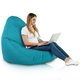 Azzurro Pouf Poltrona Sacco XXL Esterno da Terrazza