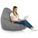 Grigio Pouf Poltrona Sacco XXL Esterno Comodo