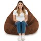 Marrone Scuro Pouf Poltrona Sacco XXL Esterno