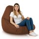 Marrone Scuro Pouf Poltrona Sacco XXL Esterno