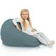 Pouf Sacco L Recycling Balance Turchese Melange