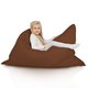 Pouf Sacco L Recycling Balance Blu Melange