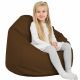 Marrone scuro Pouf Sacco Per Bambini Pera