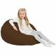 Marrone scuro Pouf Sacco Per Bambini Pera