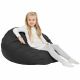 Nero Pouf Sacco Per Bambini Elegante