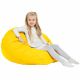 Giallo Sole Pouf Sacco Per Bambini Ecopelle