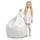 Bianco Pouf Sacco Bambini Esterno Fagiolo