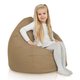 Beige Pouf Sacco Bambini Esterno Fagiolo