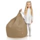 Beige Pouf Sacco Bambini Esterno Fagiolo