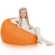 Arancione Pouf Sacco Bambini Esterno Terrazza