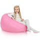 Rosa Chiaro Pouf Sacco Bambini Esterno Ragazze