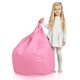 Rosa Chiaro Pouf Sacco Bambini Esterno Ragazze