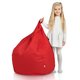 Rosso Pouf Sacco Bambini Esterno Moderno