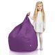 Viola Pouf Sacco Bambini Esterno Terrazza