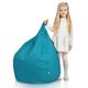 Azzurro Pouf Sacco Bambini Esterno Impermeabile