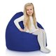 Blu Pouf Sacco Bambini Esterno Fagiolo