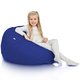 Blu Pouf Sacco Bambini Esterno Fagiolo