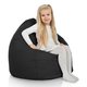 Nero Pouf Sacco Bambini Esterno Terrazza