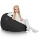 Nero Pouf Sacco Bambini Esterno Terrazza