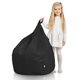 Nero Pouf Sacco Bambini Esterno Terrazza