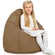 Pouf Sacco Beige Moderno Tessuto