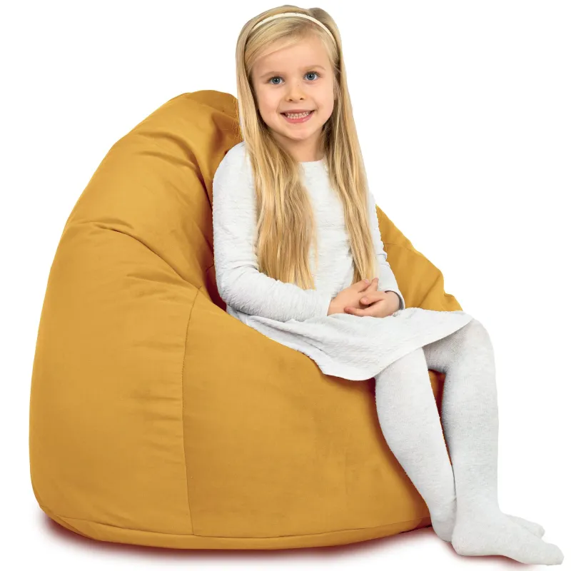 Poltrona Pouf Sacco L per bambini - Velluto Soft – vista 58