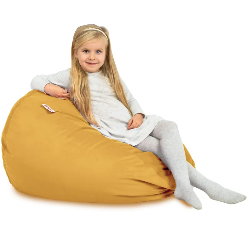 Poltrona Pouf Sacco L per bambini - Velluto Soft – vista 83