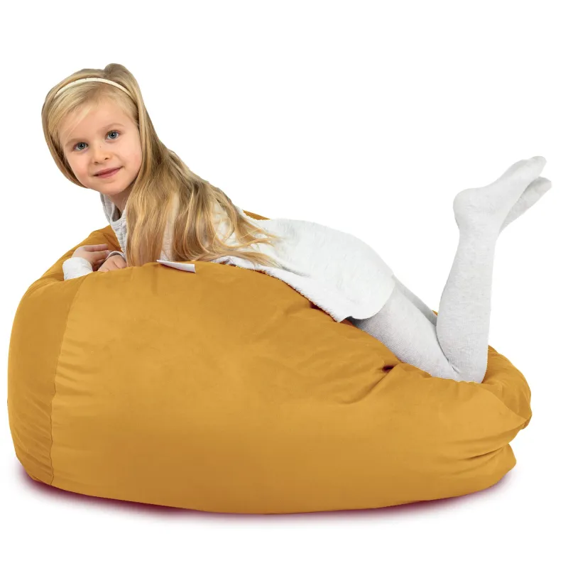 Poltrona Pouf Sacco L per bambini - Velluto Soft – vista 99