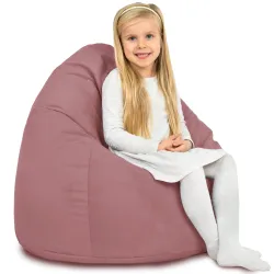 Poltrona Pouf Sacco L per bambini - Velluto Soft – vista 60