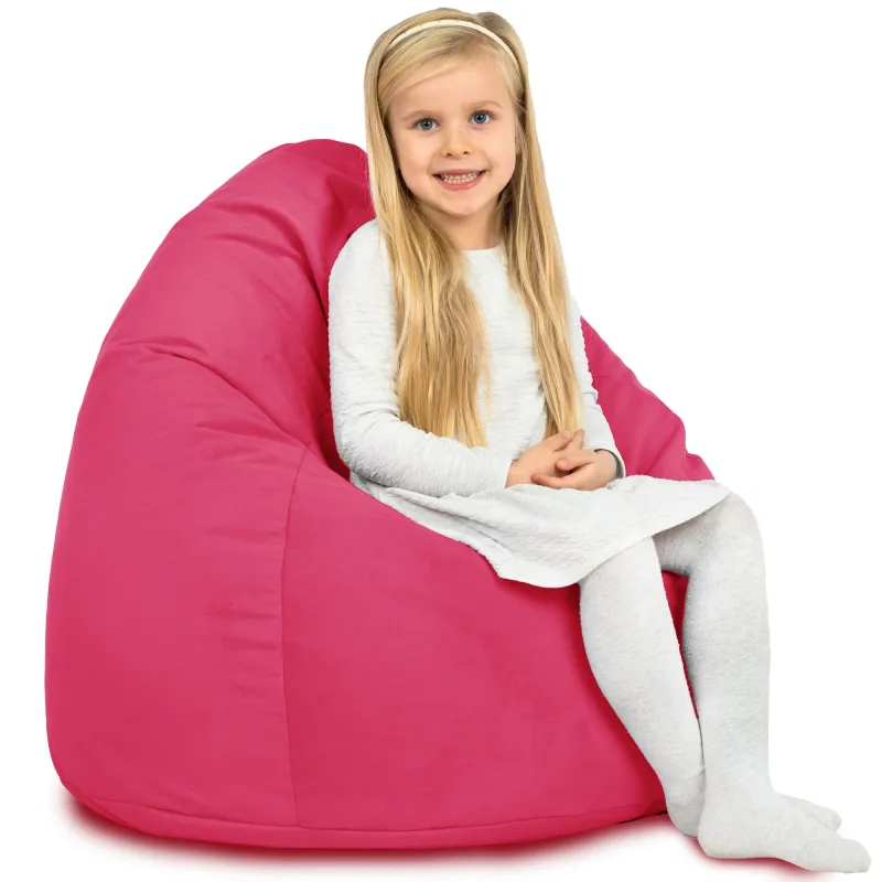 Poltrona Pouf Sacco L per bambini - Velluto Soft – vista 53