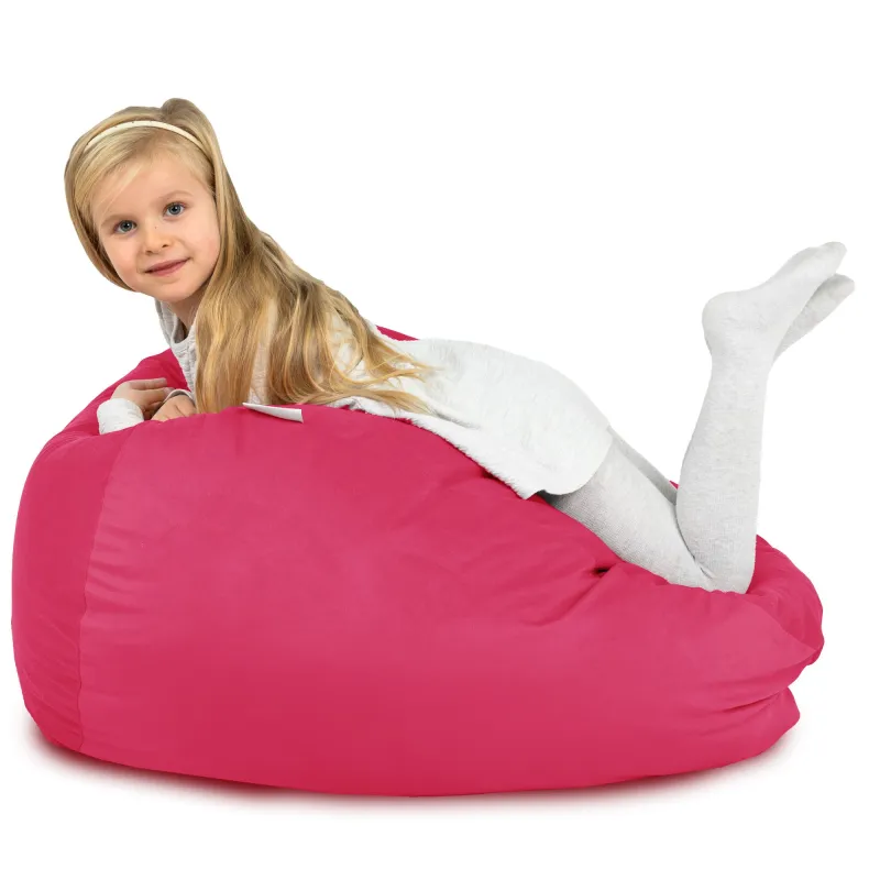Poltrona Pouf Sacco L per bambini - Velluto Soft – vista 93