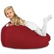 Rosso Pouf Sacco Bambini Morbido Pera