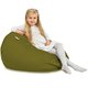 Verde Pouf Sacco Bambini Morbido Pera