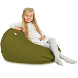 Poltrona Pouf Sacco L per bambini - Velluto Soft – vista 70