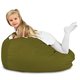 Verde Pouf Sacco Bambini Morbido Pera
