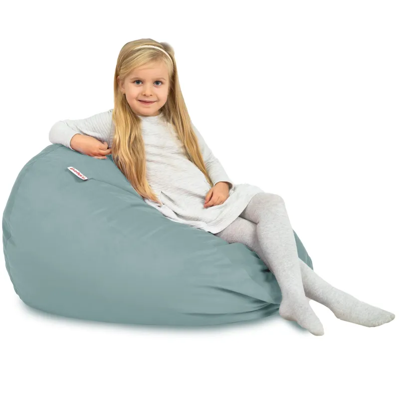 Poltrona Pouf Sacco L per bambini - Velluto Soft – vista 78