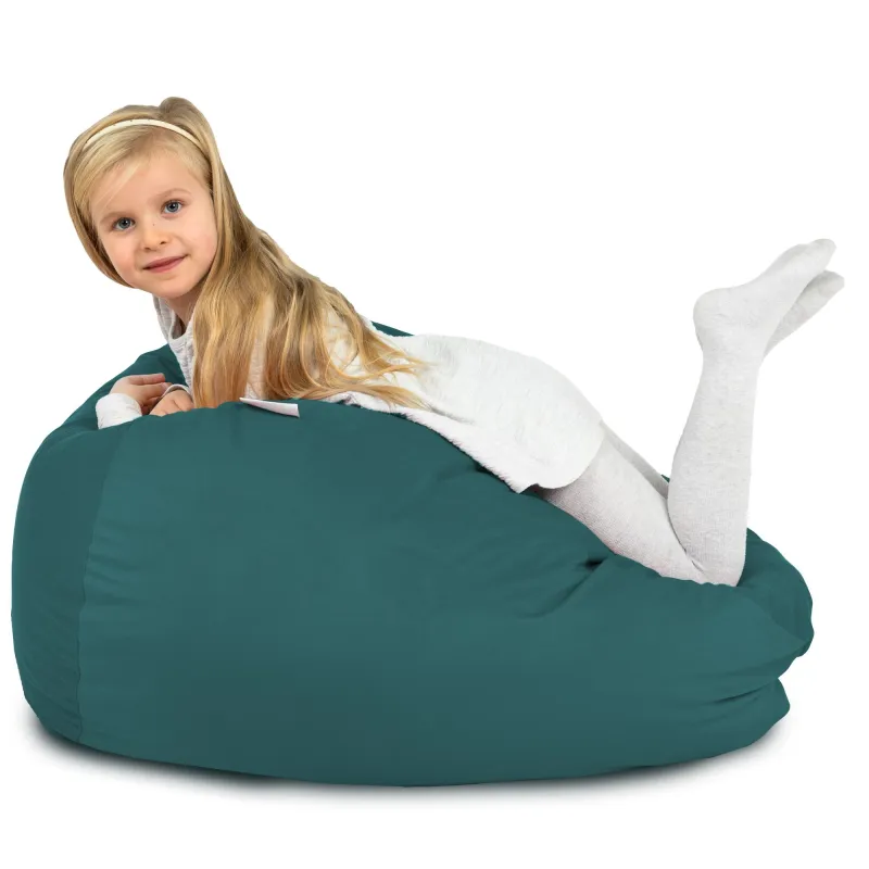 Poltrona Pouf Sacco L per bambini - Velluto Soft – vista 87