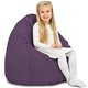 Viola Pouf Sacco Bambini Morbido Carino
