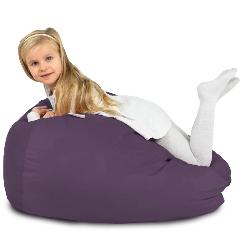 Poltrona Pouf Sacco L per bambini - Velluto Soft – vista 91