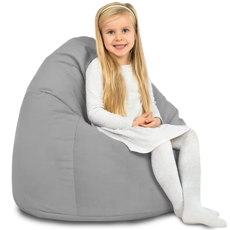 Poltrona Pouf Sacco L per bambini - Velluto Soft – vista 62