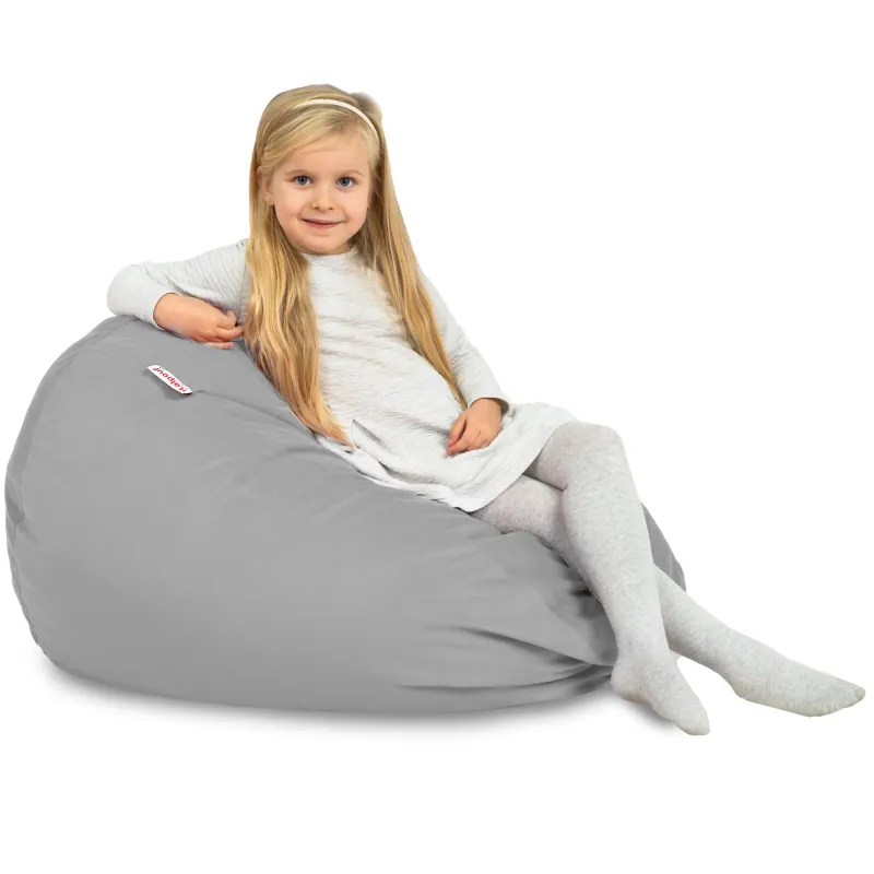 Poltrona Pouf Sacco L per bambini - Velluto Soft – vista 84