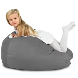 Poltrona Pouf Sacco L per bambini - Velluto Soft – vista 86