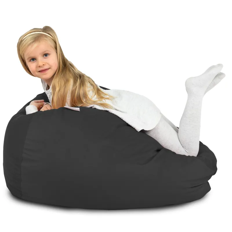 Poltrona Pouf Sacco L per bambini - Velluto Soft – vista 88