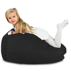 Poltrona Pouf Sacco L per bambini - Velluto Soft – vista 85