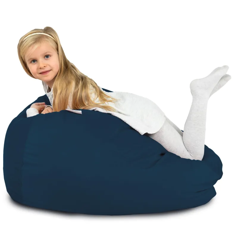 Poltrona Pouf Sacco L per bambini - Velluto Soft – vista 89