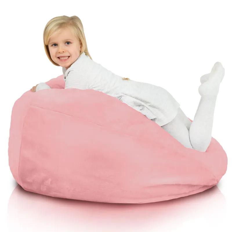 Poltrona Pouf Sacco L per bambini - Pelliccia Sintetica Yeti – vista 11