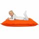 Arancio Cuscino Gigante XXL Riempito