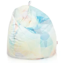 Poltrona Pouf Sacco - Tessuto Stampato Premium