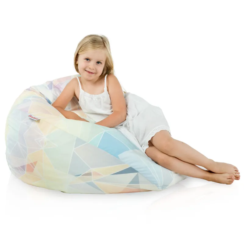 Poltrona Pouf Sacco L per bambini -Tessuto Stampato Premium – vista 71